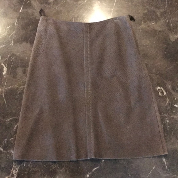 authentic Prada leather skirt